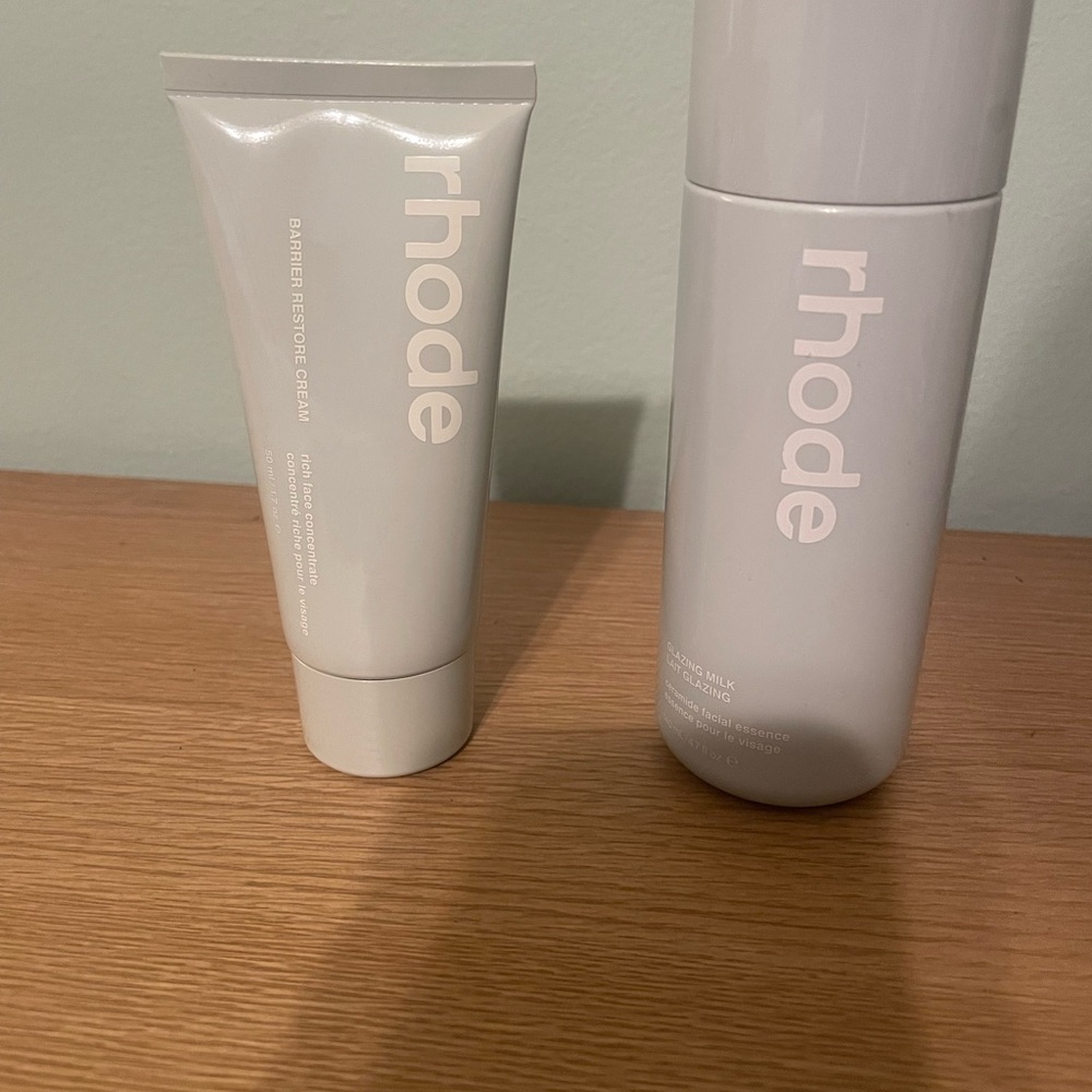 RHODE Skincare Cream and Lotion Set in White